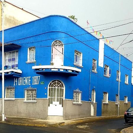 Hostal Azul Puebla Barrio El Alto Buitenkant foto