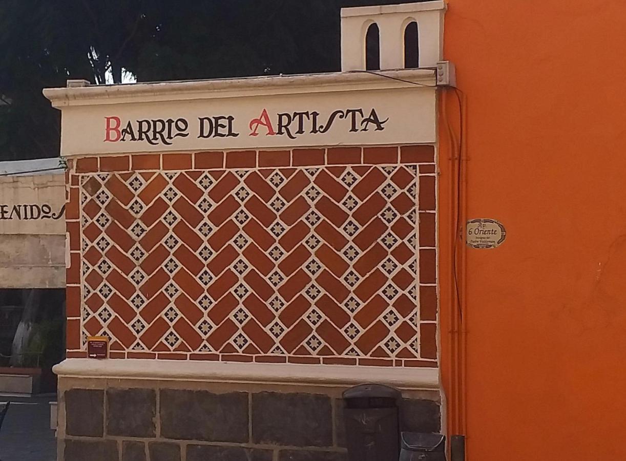 Hostal Azul Puebla Barrio El Alto Buitenkant foto