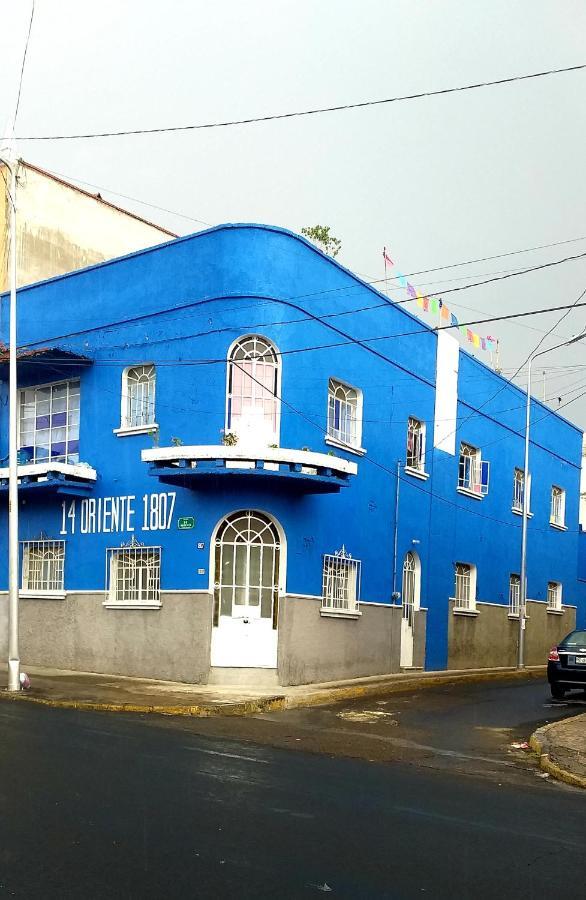 Hostal Azul Puebla Barrio El Alto Buitenkant foto