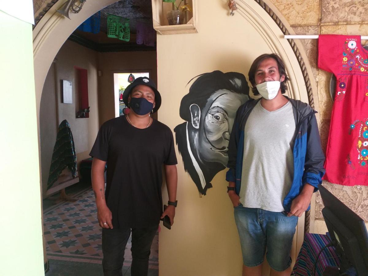 Hostal Azul Puebla Barrio El Alto Buitenkant foto