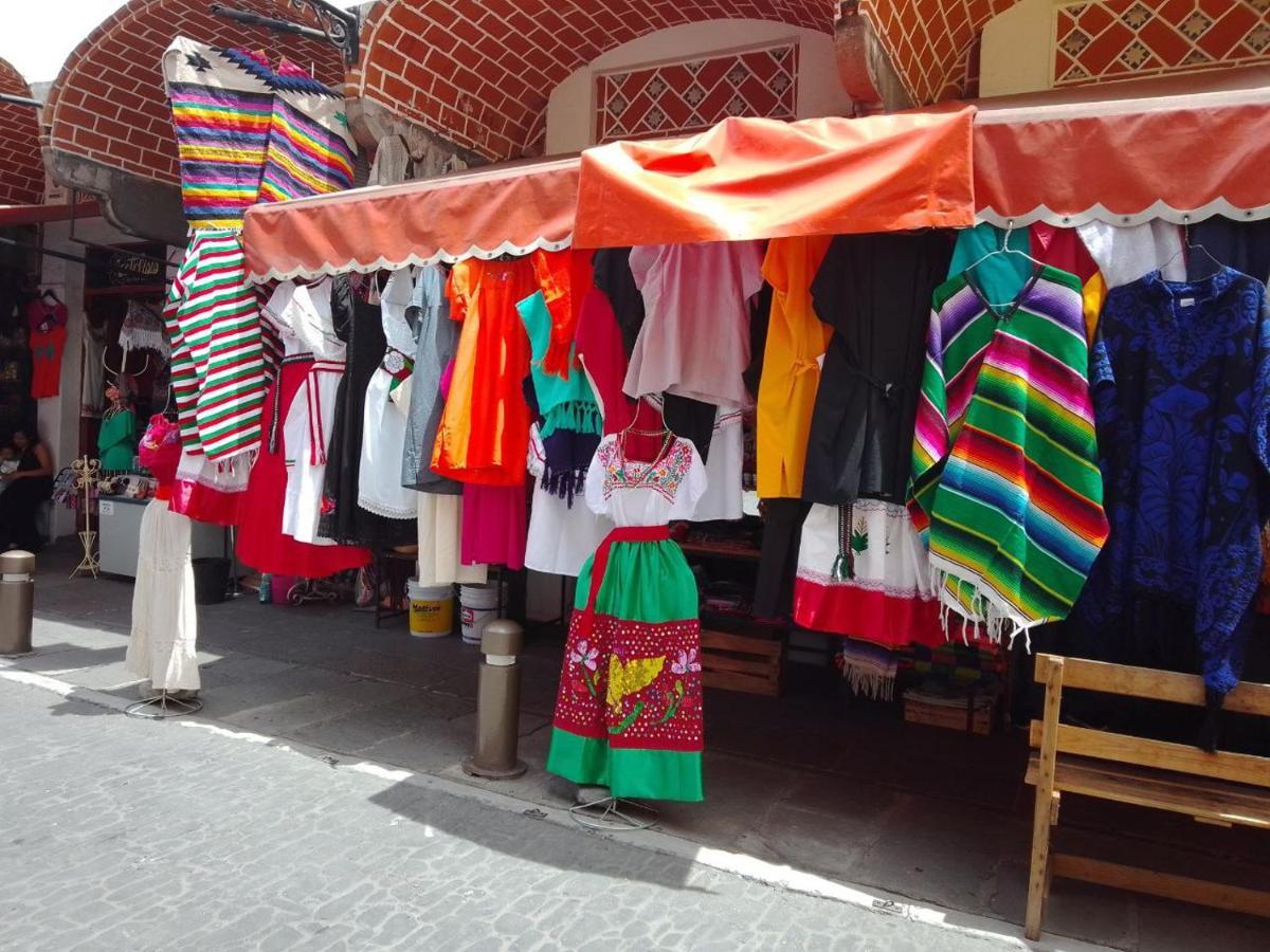 Hostal Azul Puebla Barrio El Alto Buitenkant foto