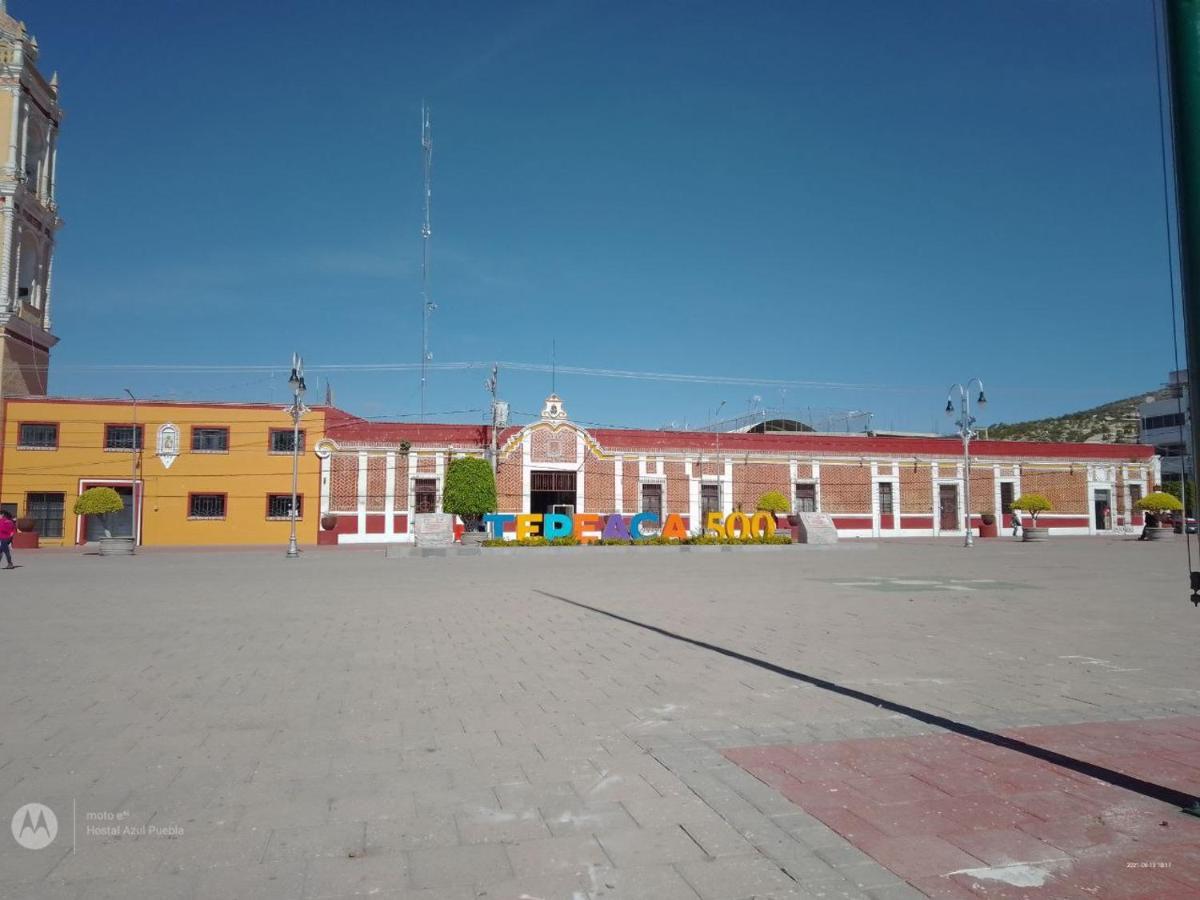 Hostal Azul Puebla Barrio El Alto Buitenkant foto