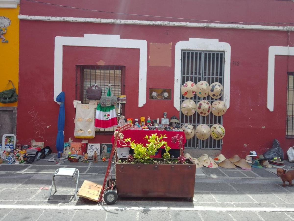 Hostal Azul Puebla Barrio El Alto Buitenkant foto