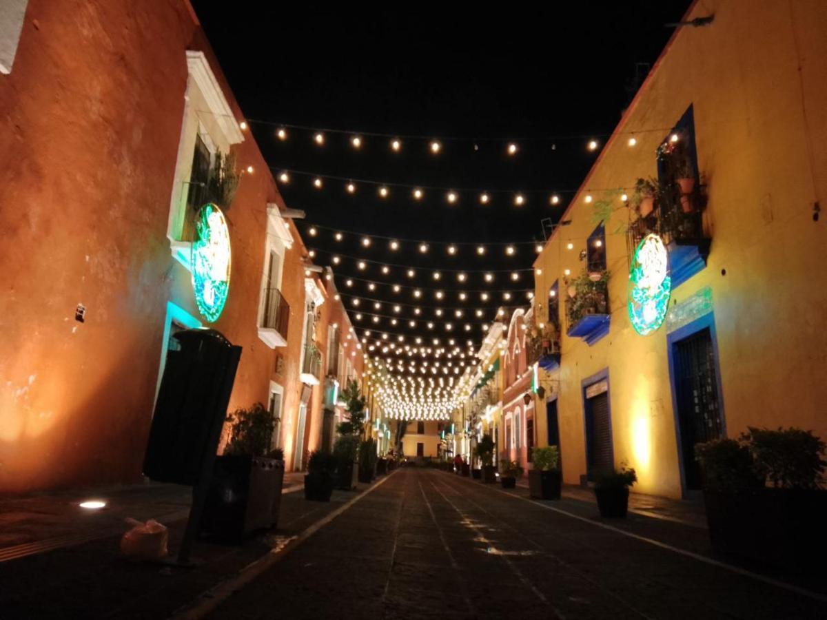 Hostal Azul Puebla Barrio El Alto Buitenkant foto