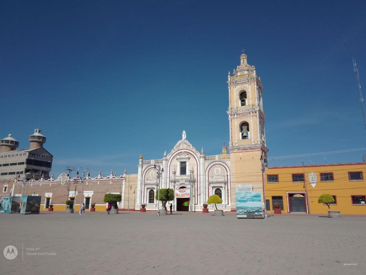 Hostal Azul Puebla Barrio El Alto Buitenkant foto