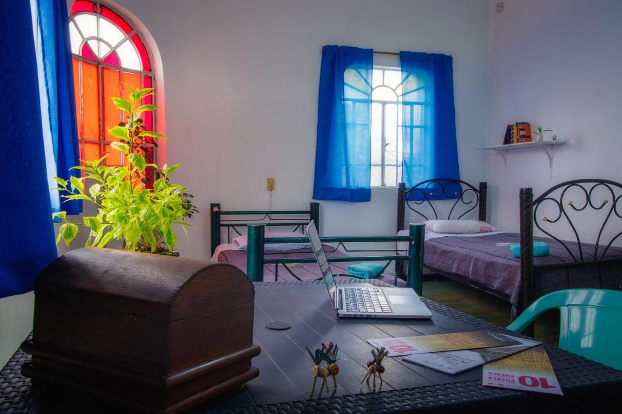 Hostal Azul Puebla Barrio El Alto Buitenkant foto